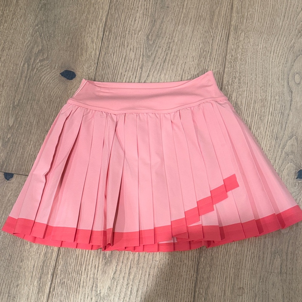 Aerie Pink Pleated Mini Skirt